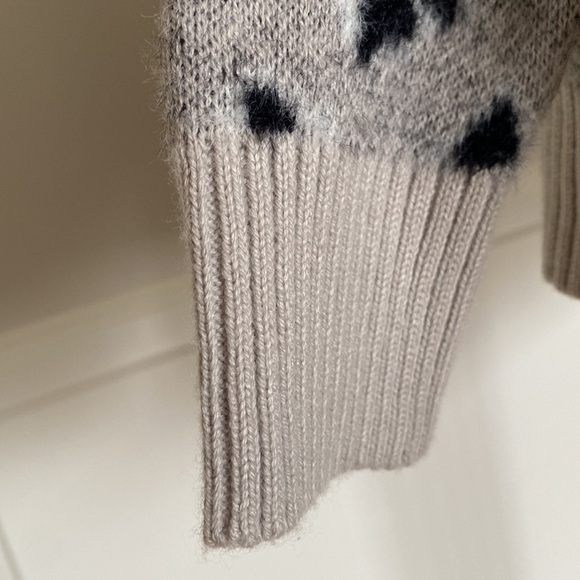 Retrology Animal Print button down Cardigan Sweater Womens soft cozy winter Sz M - Picture 8 of 8